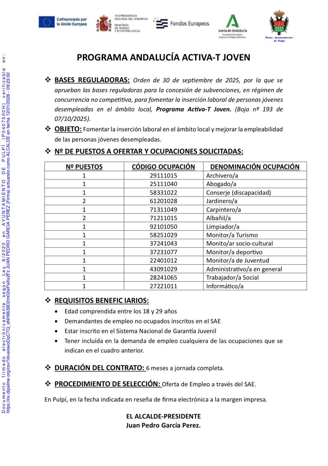 ¡Lanzamos el Programa de Empleo Activa-T Joven!